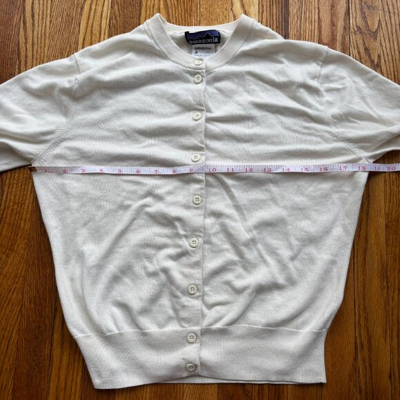 Patagonia White Cardigan Womens Size Medium - Picture 7 of 11
